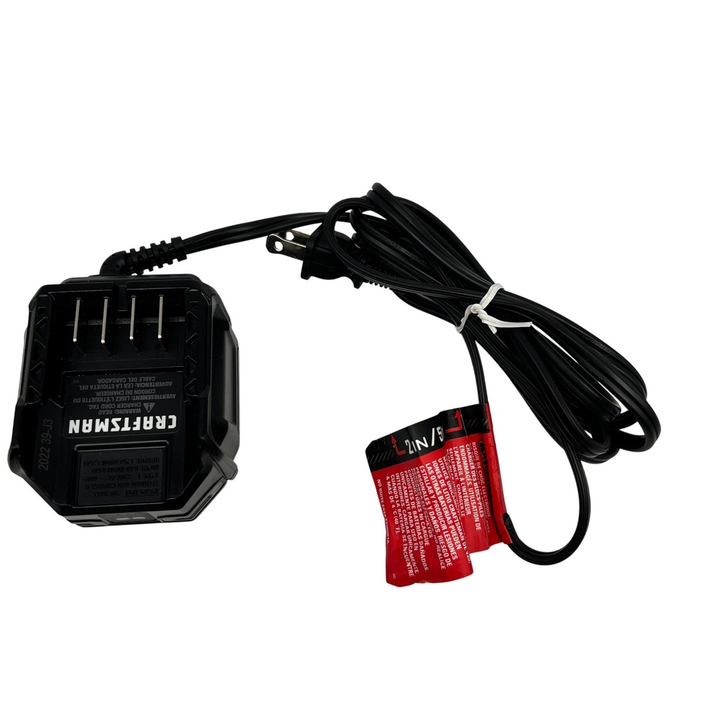 Lithium-Ion Battery Charger Craftsman CMCB101 V20 20V Max 20 VOLT TESTED Black